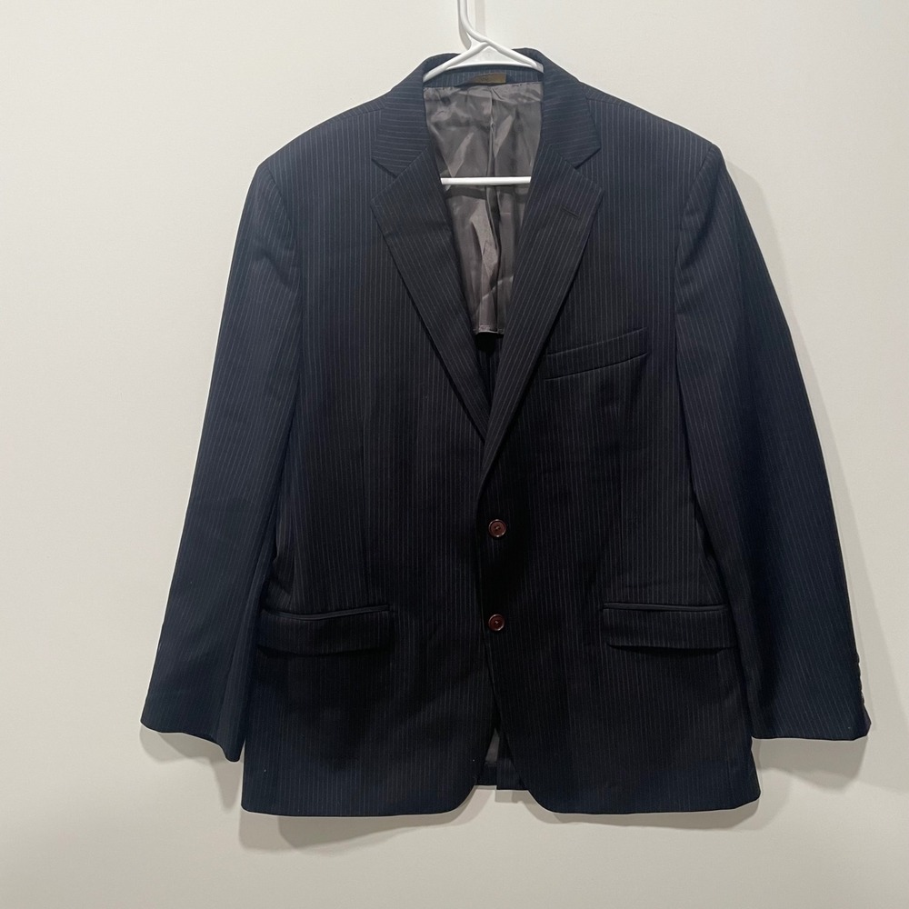 Brooks Brothers 346‎ Fitzgerald Fit Mens Wool Pinstripe Suit 43R 40x29